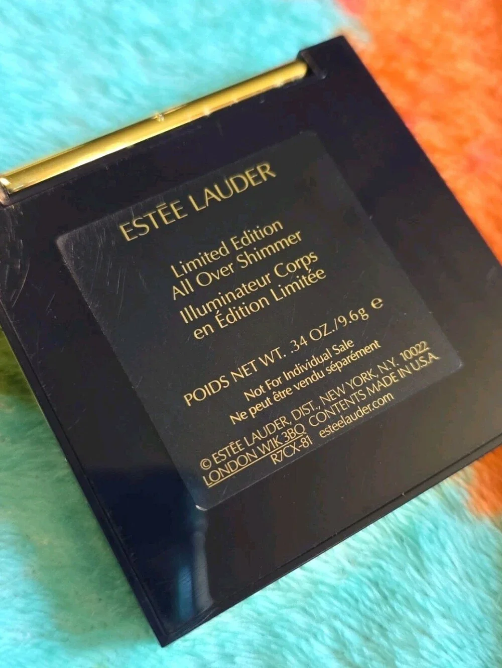 Estee Lauder FR Lame Lipstick & All Over Shimmer Highlighter Powder New